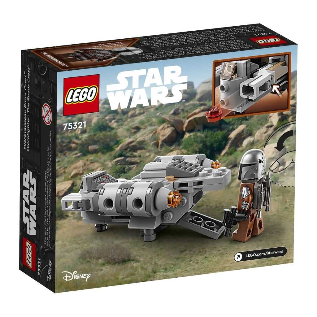 Star Wars Lego Microfighter: The Razor Crest Edades 6+ # 75321 Artículo 98 Piezas | UJT-140936